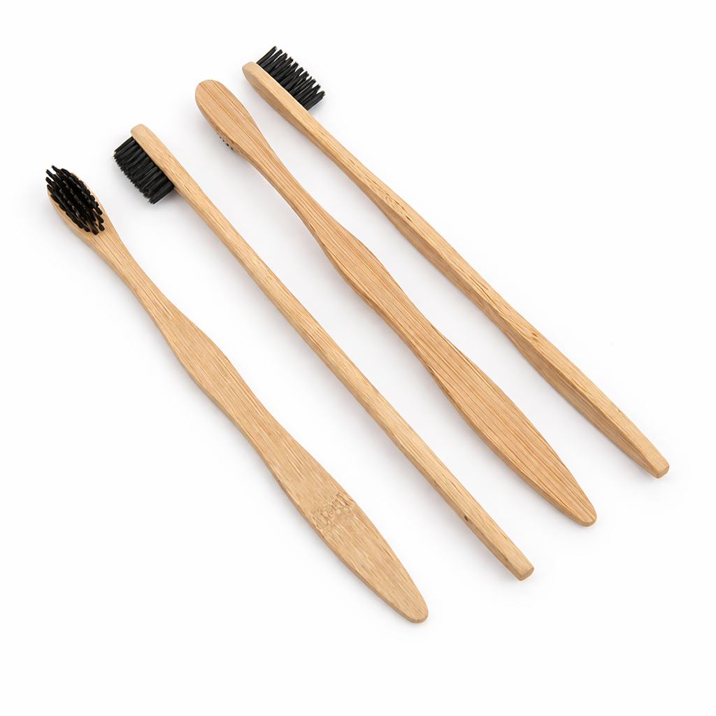 Wooden Charcoal Toothbrush