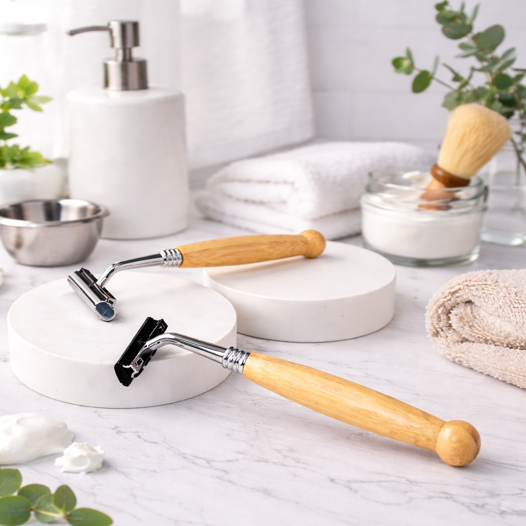 Wooden Safety Razor – Smooth, precise shaving with a sustainable touch