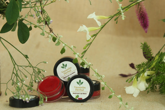 Beetroot Pink Tinted Lip Balm – 100% Natural Tint & Herbal Moisture