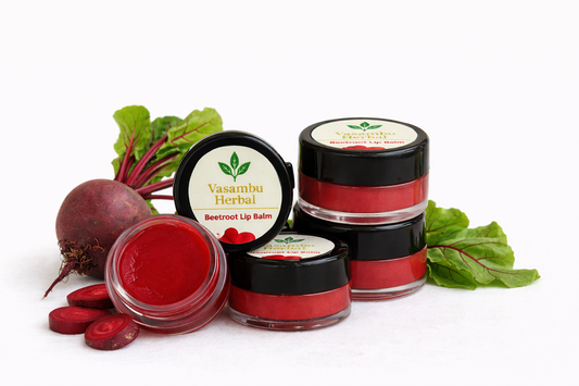 Beetroot Pink Tinted Lip Balm – 100% Natural Tint & Herbal Moisture