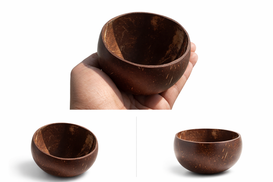 Handcrafted Coconut Shell Bowl – Sustainable. Natural. Beautiful.- 150ml
