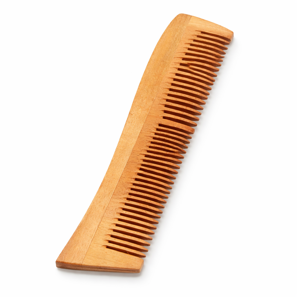 Premium Neem Wooden Comb – Daily Use Anti Static Hair Comb