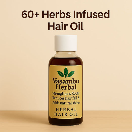60+ Herbs infused Hair oil - Controls Hair fall