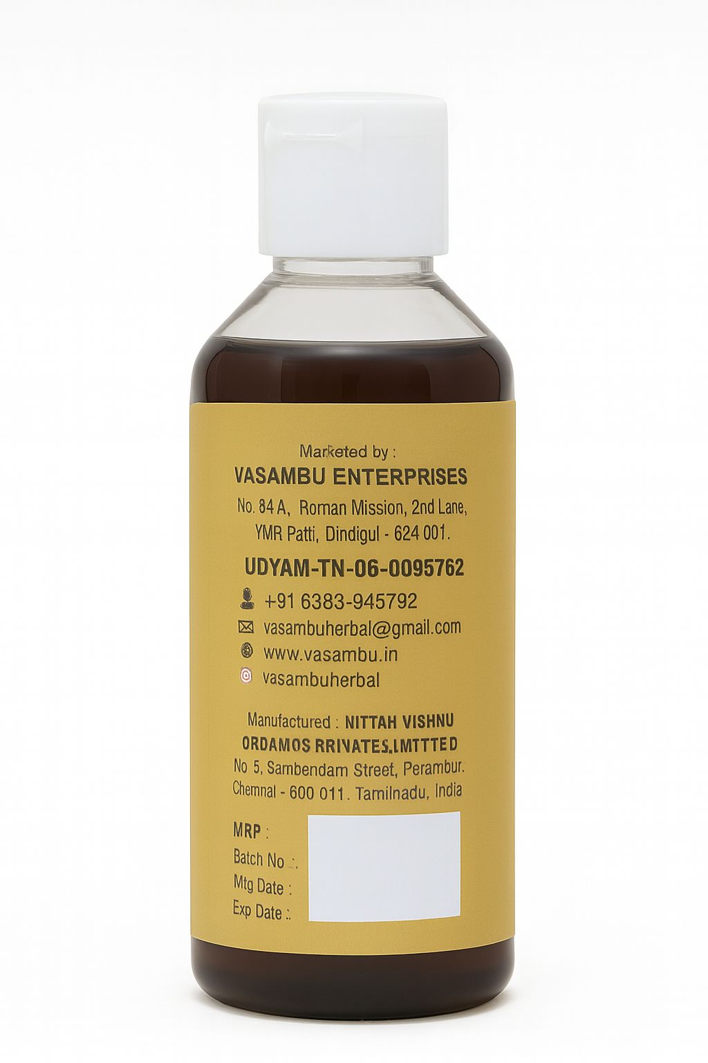 60+ Herbs infused Hair oil - Controls Hair fall