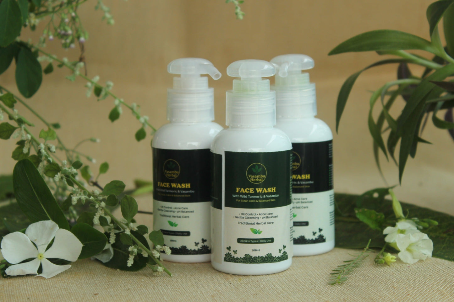 Gentle Herbal Face Wash for Daily Cleansing, Freshness & Balanced Skin